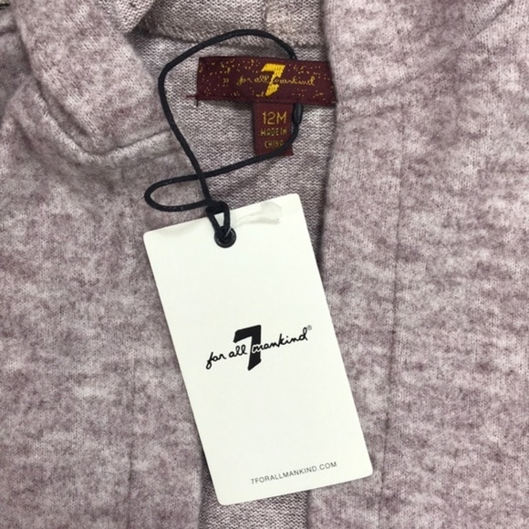 7 For All Mankind Baby Hooded Marled Earth Jacket - Picture 2 of 6